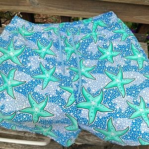 Boys L(16) vineyard vines bathing suit.